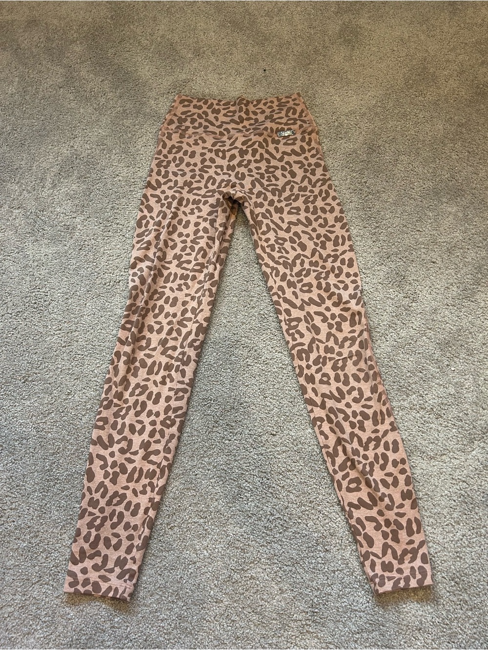 Bombshell Sportswear Tan and Brown Leopard Print leggings